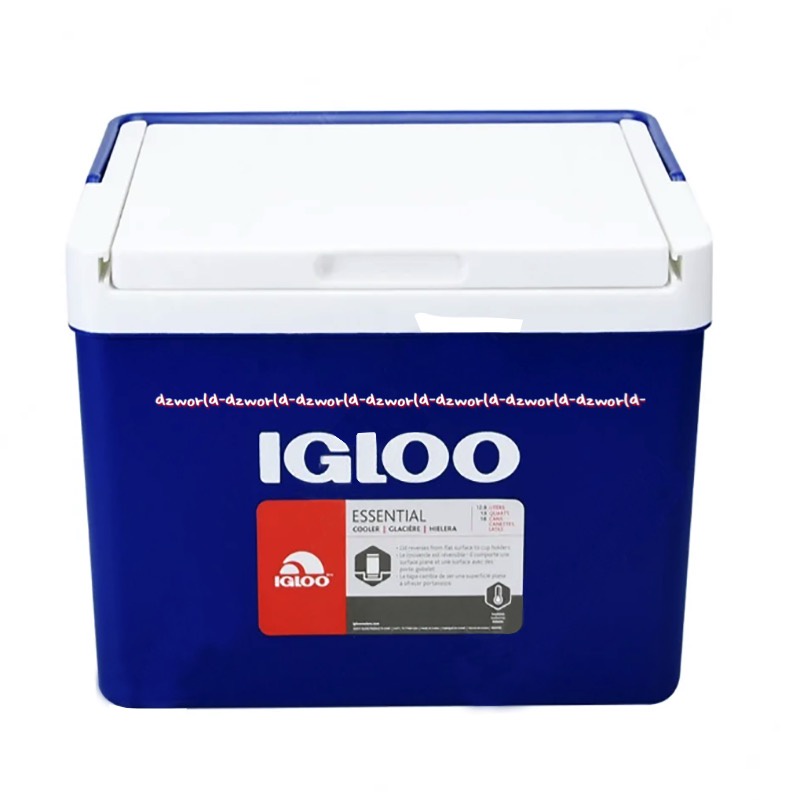 Igloo Cooler Box 12.8L Box Tempat Pendingin Makanan Iglo Biru Merah Menjaga Suhu Tetap Dingin Sistem Ultratherm