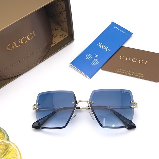 Kacamata Sunglases Wanita Kacamata Fashion Wanita Gucci A653-BIRU