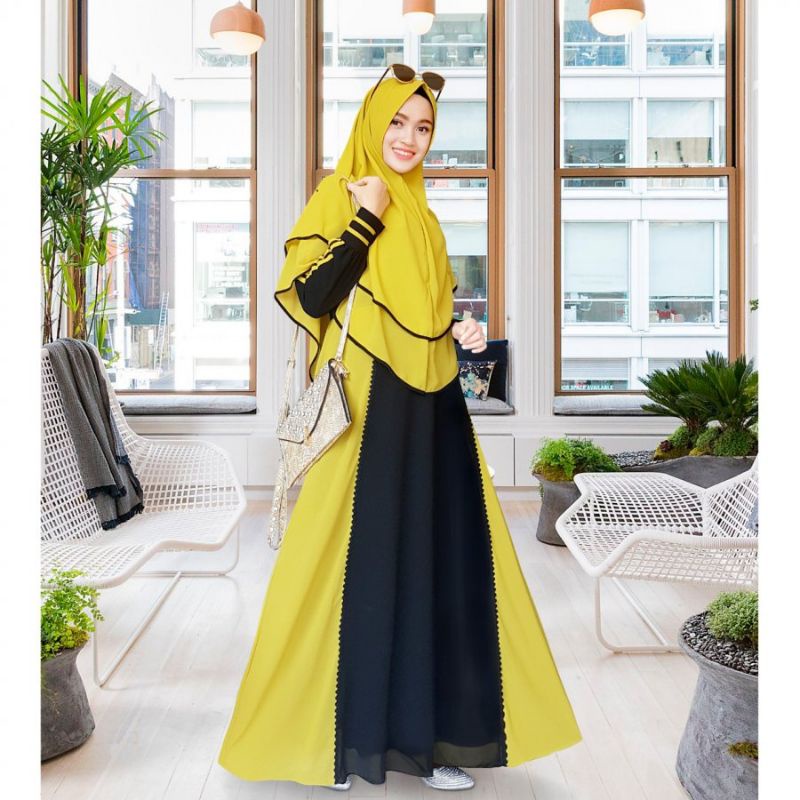 muzani 01 gamis crepe baby doll by muzani