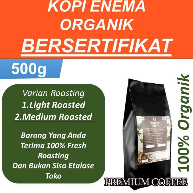 

Kualitas Terbaik] Kopi Enema Organik Light / Medium Roasted Grinding Coarse Detox - Light Roasted