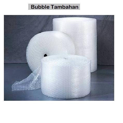 

Tambahan bubble wrap untuk packing murah