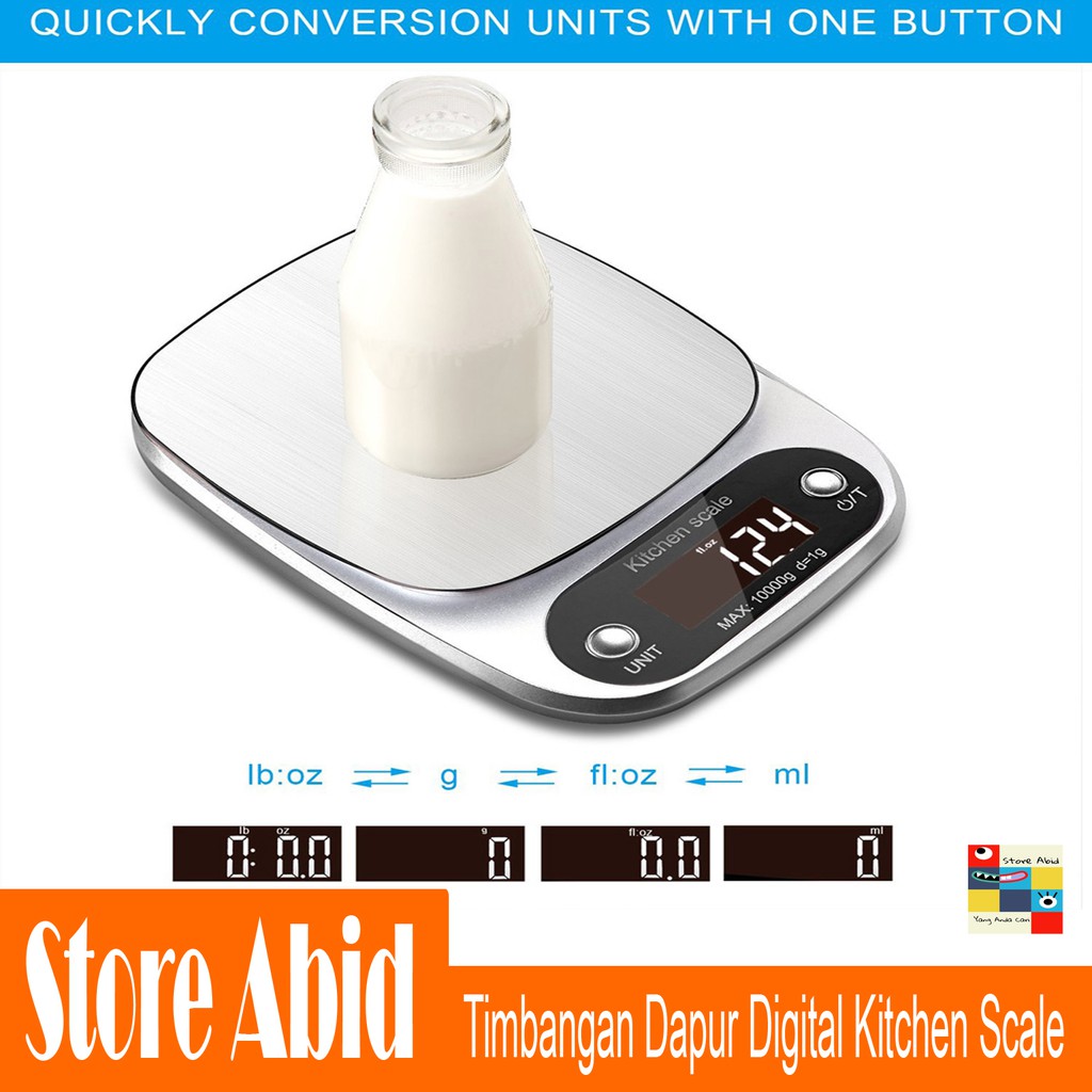 Timbangan Dapur Digital 5kg 10Kg / Timbangan Kue Digital Dapur PREMIUM / Mini Kitchen Scale Timbangan Dapur Kopi Makanan