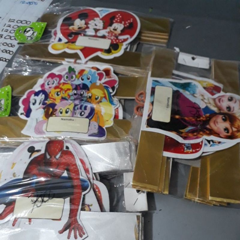 topi ulang tahun isi 10