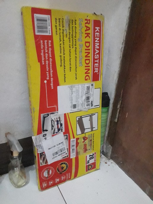 Kenmaster Rak Dinding 2 Susun Besi - Selving Bracket - Ambalan