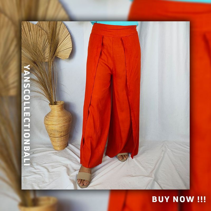 Kulot Panjang Jumbo Samurai Tali-bata polos jumbo