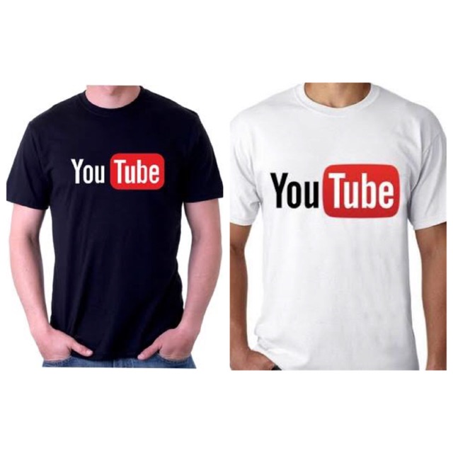 Kaos T-Shirt Youtube Cotton Combed 30s