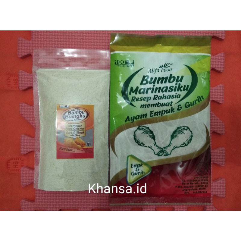 

Bumbu Biangku dan Marinasi paket hemat