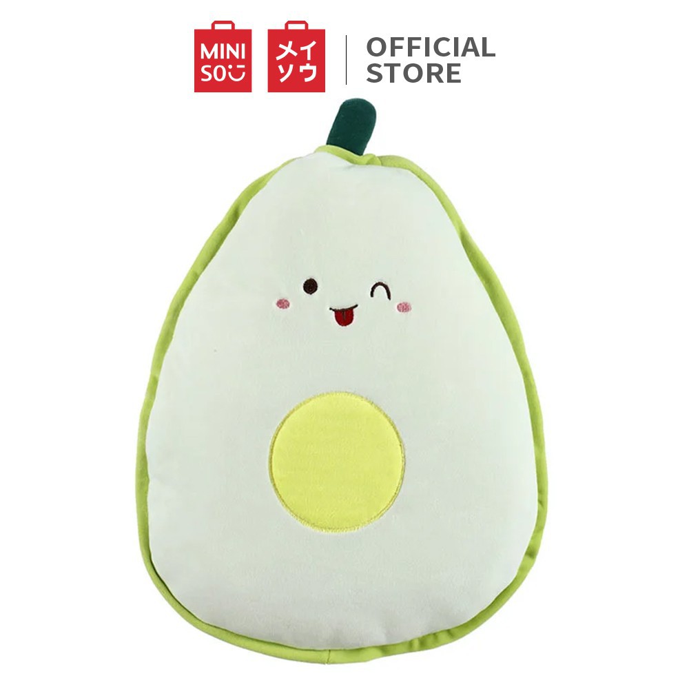 MINISO Blanket / Selimut Lipat Bulu Super Lembut Halus Motif Buah Seri Lucu 90 x 120 cm-Avocado