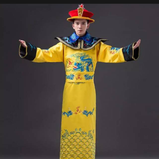 PROMO TERMURAH Kostum Jubah Naga Kaisar Pangeran Dinasty China Kuno