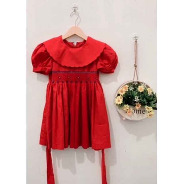 DRESS SMOCKED SARAH LOUISE