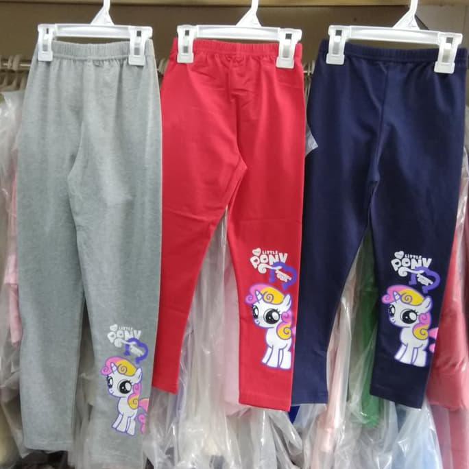 Celana Panjang Anak Perempuan Import Branded Legging Little Pony Girl L79 Terbaru