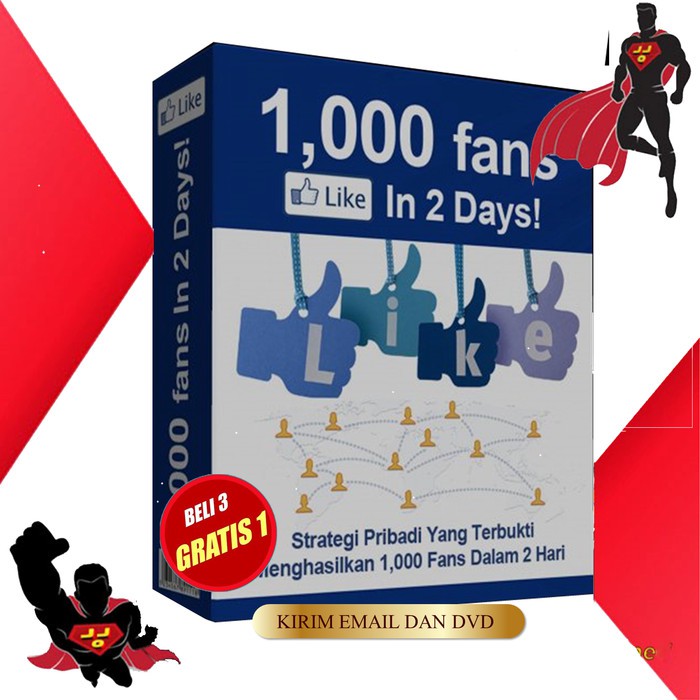Ecourse FACEBOOK FanPage 1000 Fans Dalam 2 Hari JKT