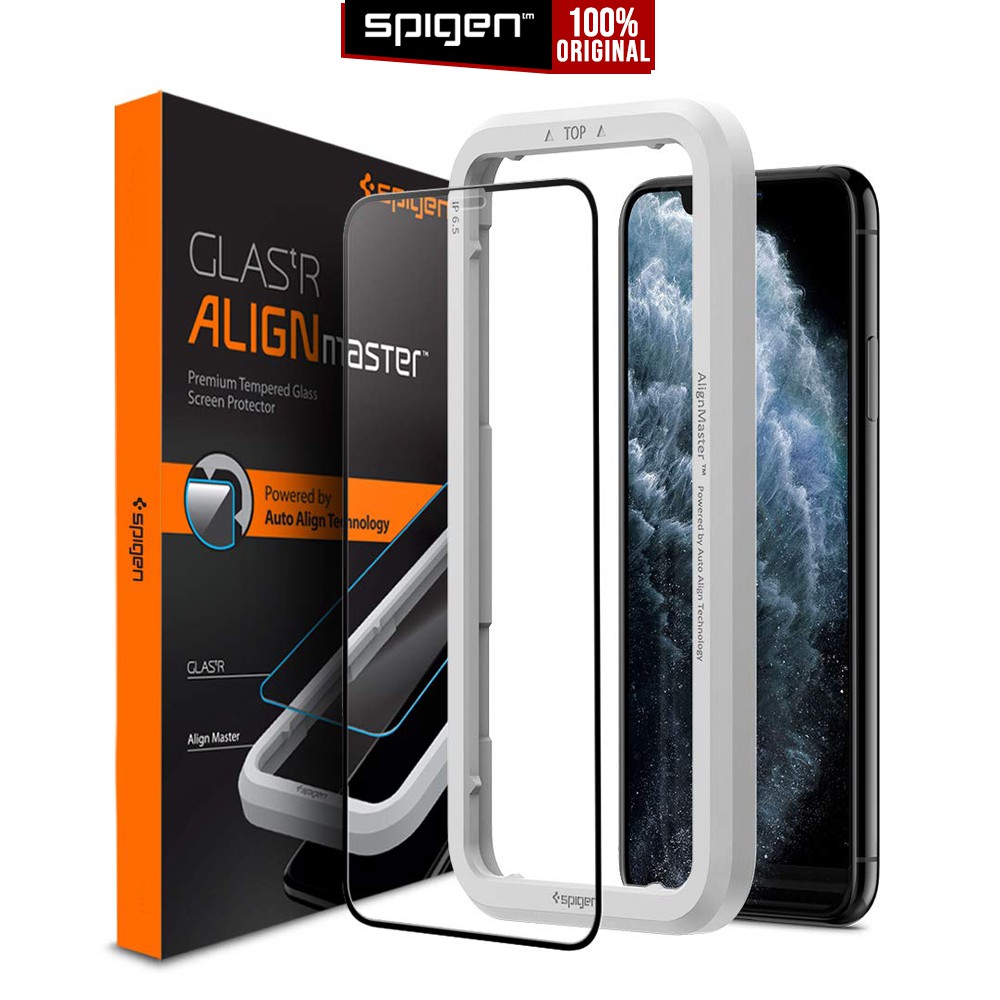 

Tempered Glass iPhone 11 Pro Max / 11 Pro / 11 / XS Max / XS / X / XR Spigen AlignMaster Full Cover