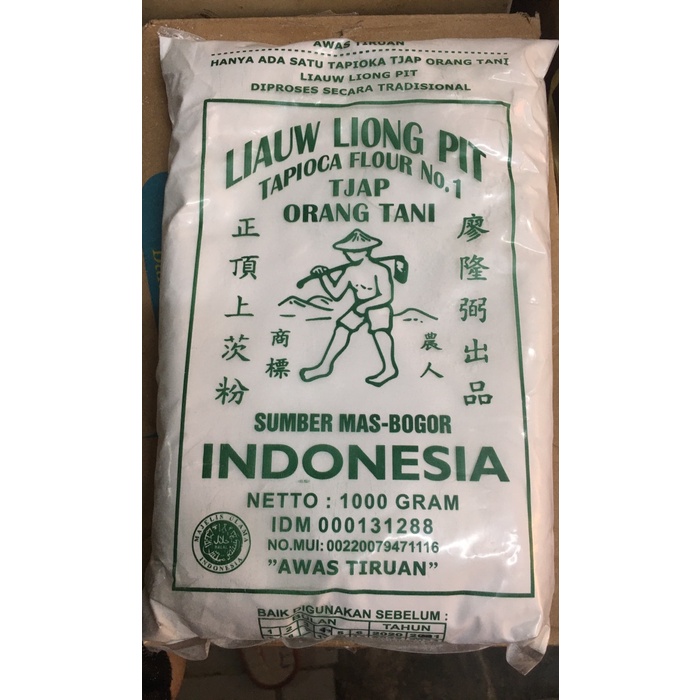 

PROMO [COD] Tepung Tapioka Liauw Liong Pit / Sagu Cap Tani (1kg)