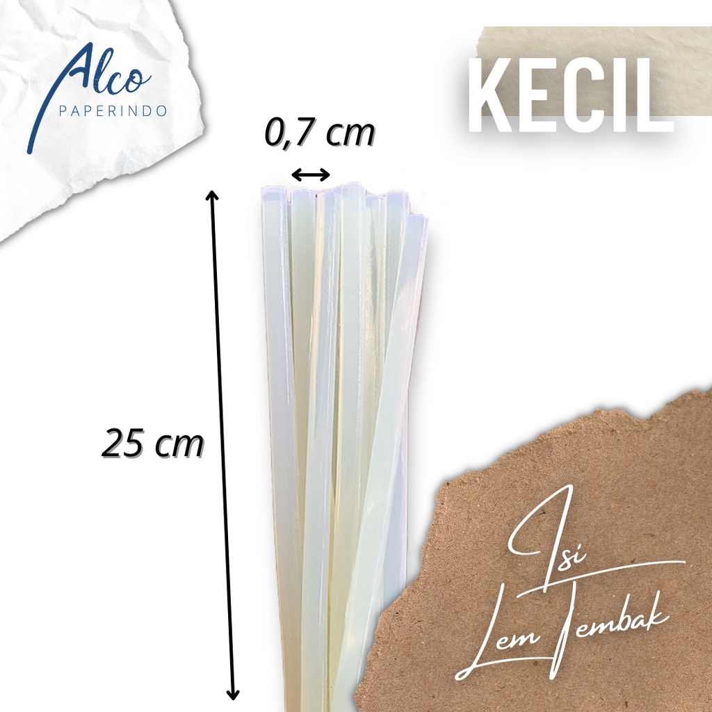 

Isi Refill Lem Tembak Lem Bakar Hot Melt Glue Kecil Diameter 0,7 cm