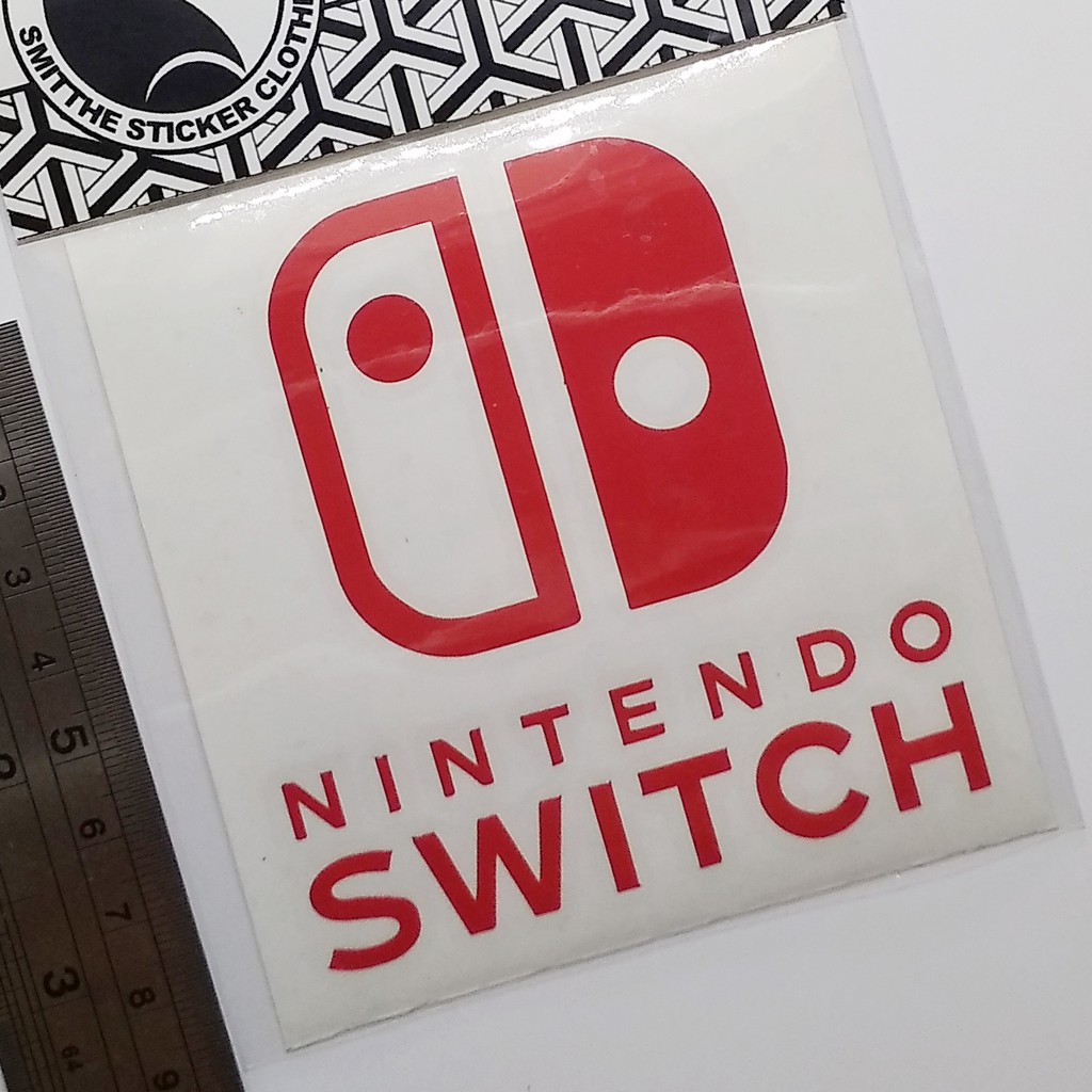 Stiker Nintendo Switch Logo Game Console Cutting Sticker untuk aksesoris Mobil Motor