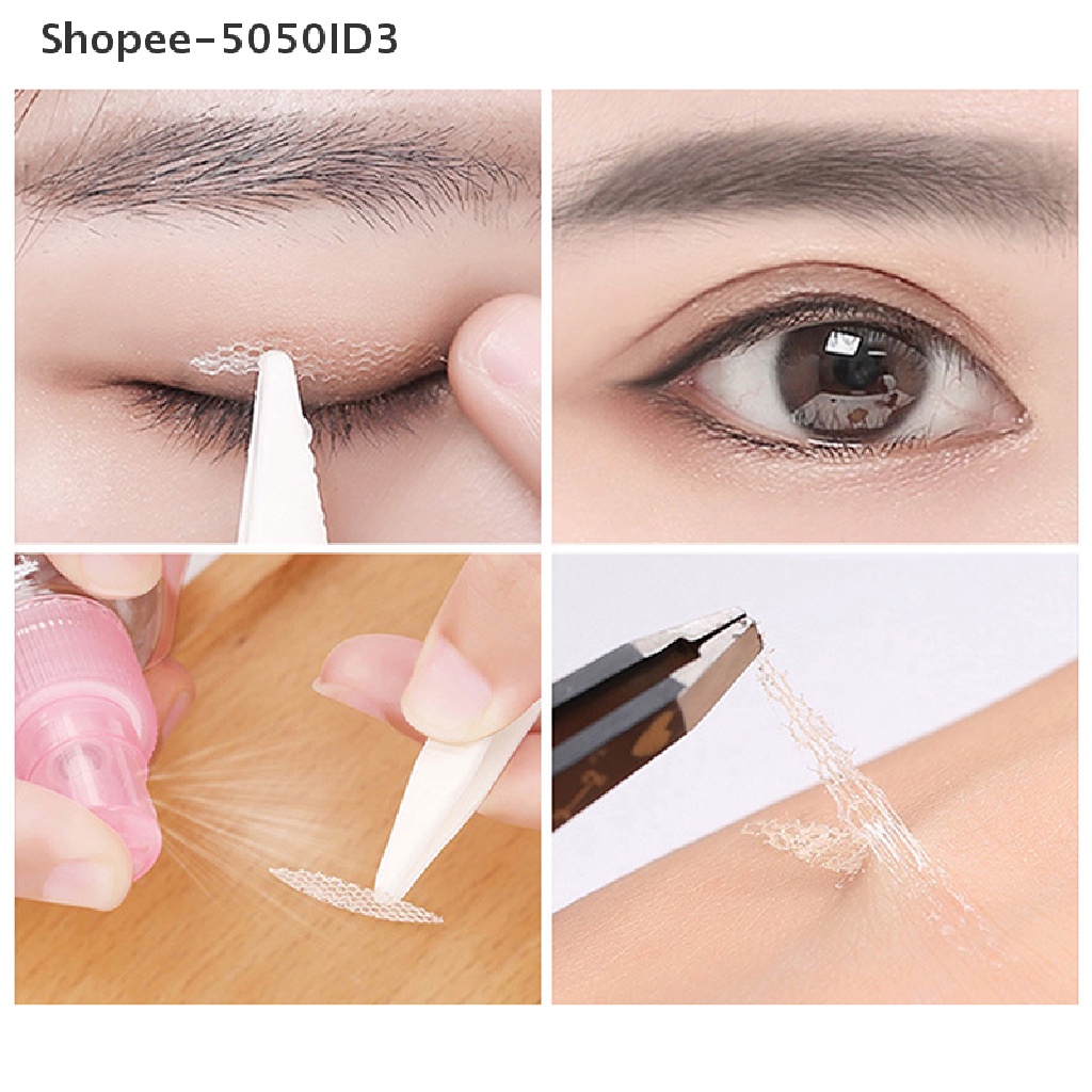 (ko) 360pcs / Set Stiker Lipatan Mata Invisible Transparan Untuk Makeup / Kosmetik Wanita (k)