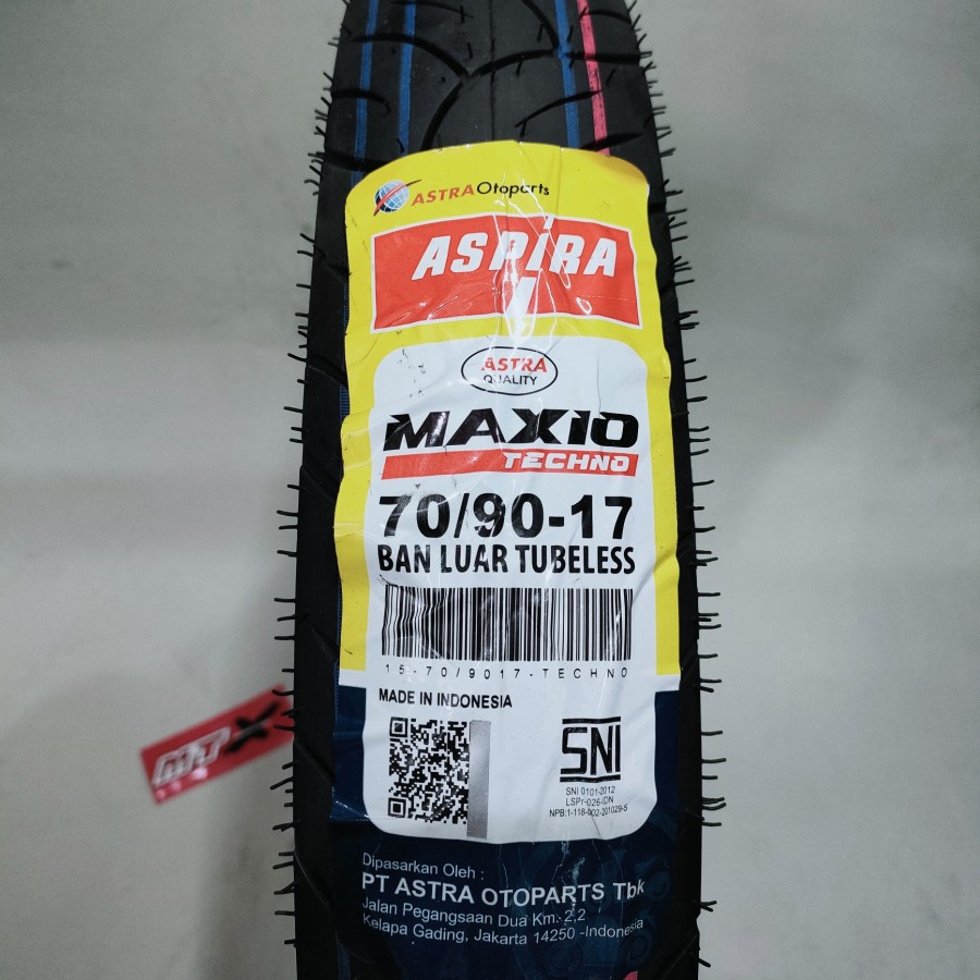 BAN ASPIRA 70/90-17 MAXIO