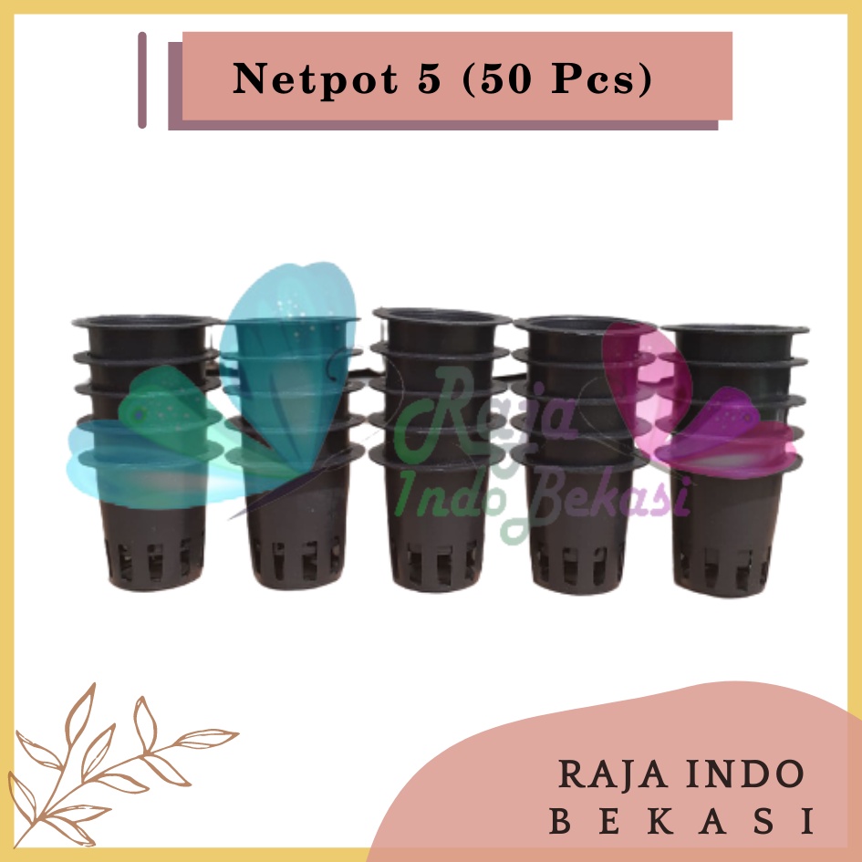 Paket 50 Pcs Netpot Hidroponik 5cm 7 Cm Hitam Netpot Hidroponik Jaring 5 6 7 8 cm - Netpot Bagus - Netpot Murah - Paket Netpot Kain Flanel Ab Mix