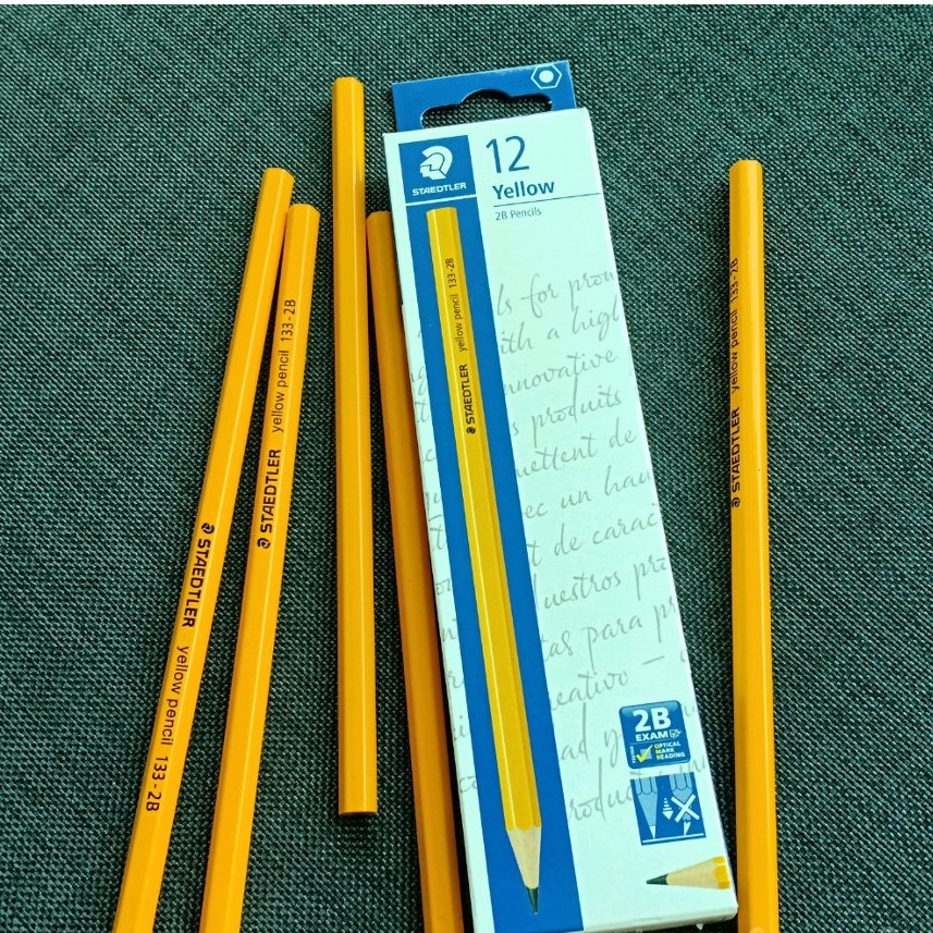 

PENSIL 2B (133-2B) STAEDTLER YELLOW PERPAK/PTR700055147