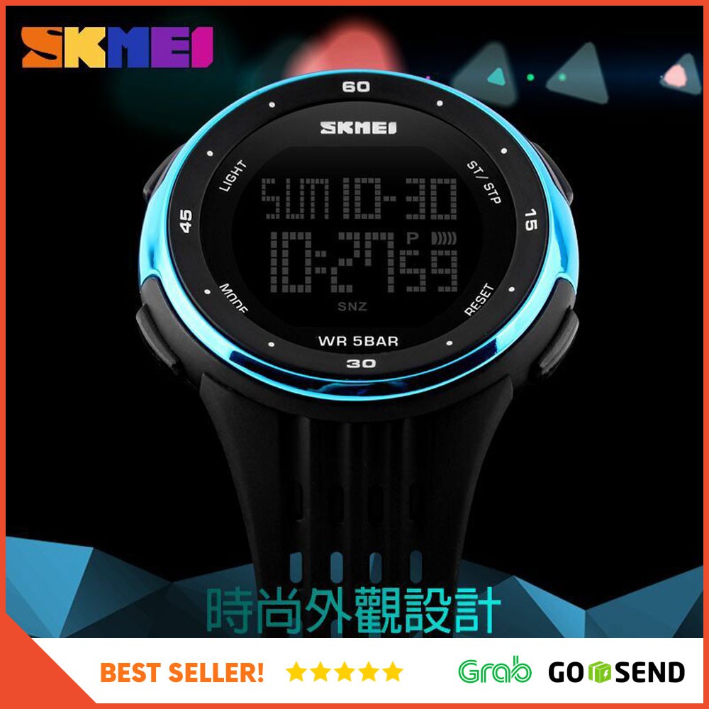 SKMEI Jam Tangan Digital Pria - DG1219 - Black