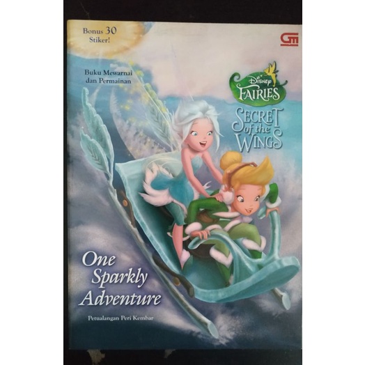 buku aktifitas anak disney fairies petualangan peri kembar