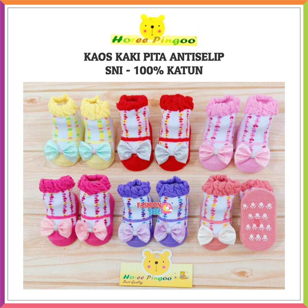 ❤ FashionBabies ❤ PVB-253 PT | HOREE PINGOO KAOSKAKI KERUT PITA / KAOS KAKI ANAK PREMIUM TEBAL