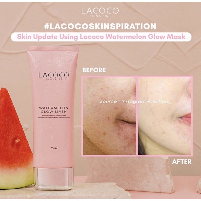 LACOCO - Watermelon Glow Mask Sleeping Mask 75ml