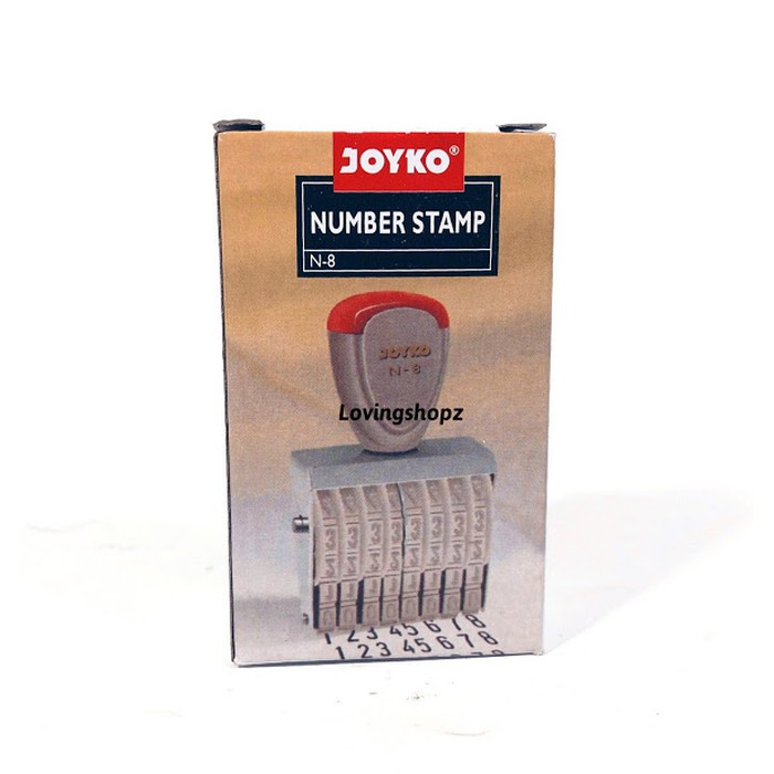 

Tinta Stempel - Plastik Wraping - Baterai Alkaline Stempel Angka/Nomor 8 Digit Kenko, 8 Band