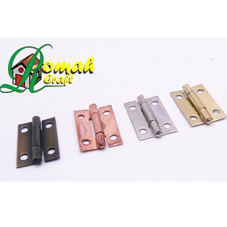  Engsel mini  17x25 mm AR E1 Engsel  kecil antik red copper 