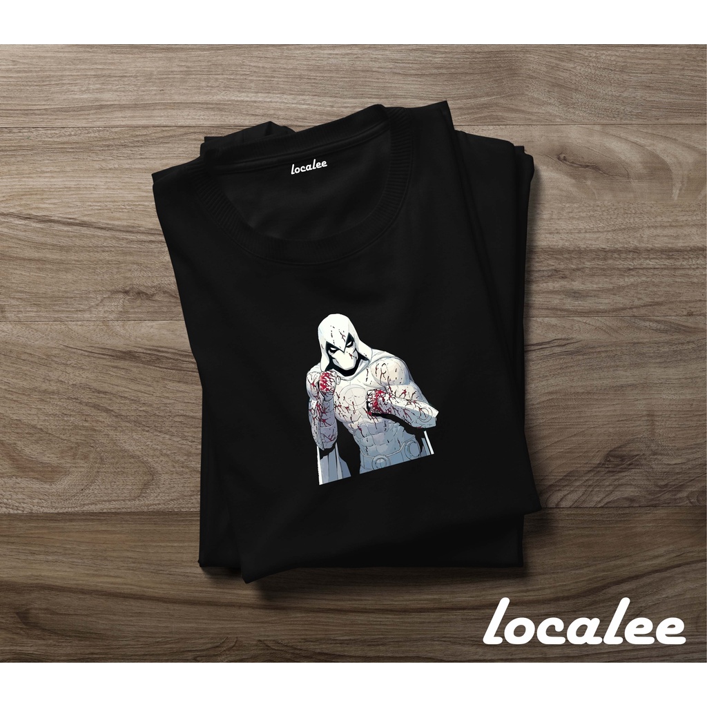 MOON KNIGHT PUNCH BLACK TSHIRT/ KAOS KOLEKSI AVENGER MOON KNIGHT