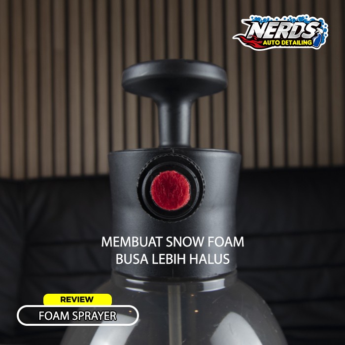 hand snow foam wash sprayer alat cuci motor dan mobil buat salju