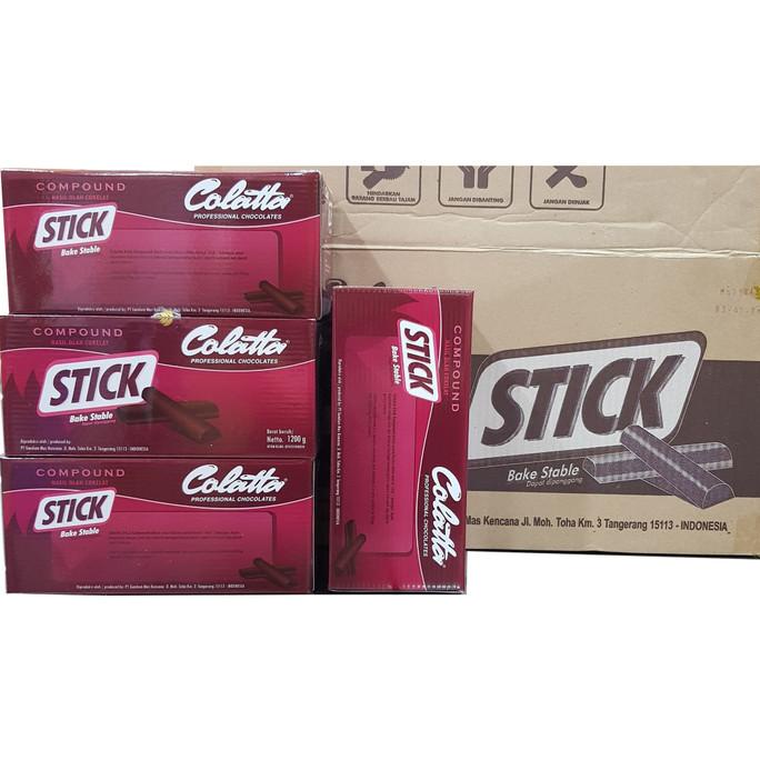 

[COD] Colatta Stick bake stable 1.2kg Coklat compound Batang stik GROSIR [COD]