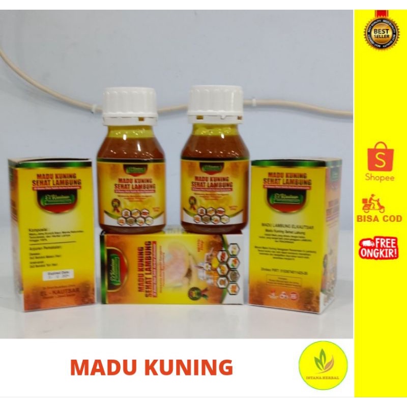 

MADU KUNING SEHAT LAMBUNG AL-KAUTSAR 350gr/MADU KUNING/MADU SEHAT LAMBUNG/MADU/SEHAT LAMBUNG/100% HERBAL ALAMI/ORIGINAL/TERLARIS