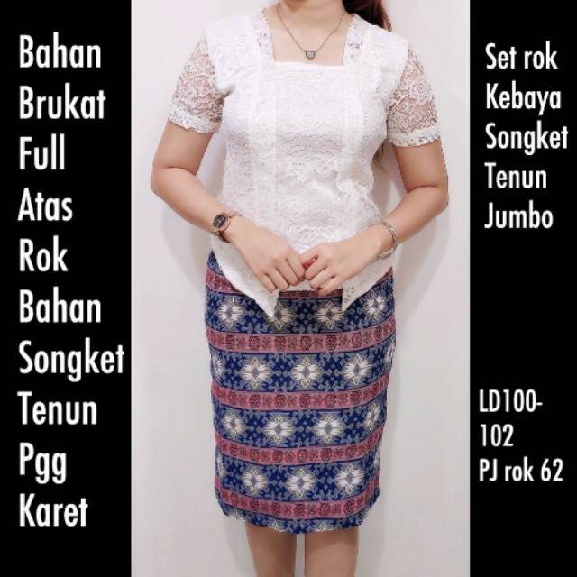 Set kebaya rok songket jumbo