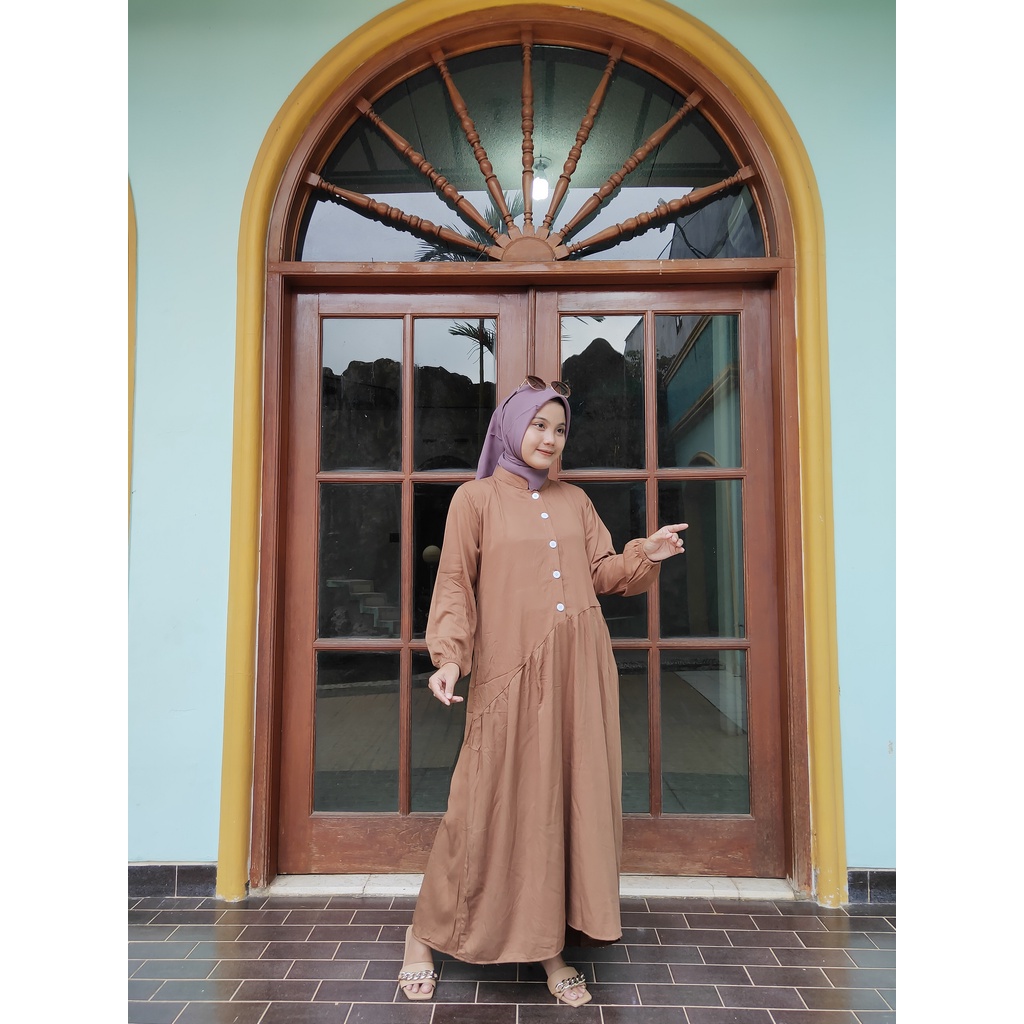 GAMIS RAYON TWILL POLOS KANCING