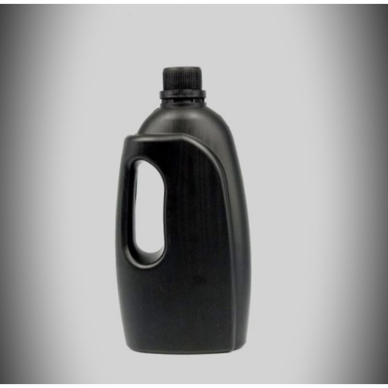 JERIGEN 1 LITER SEGEL HITAM GAGANG SAMPING JERIGEN SOFTENER 1000 ML