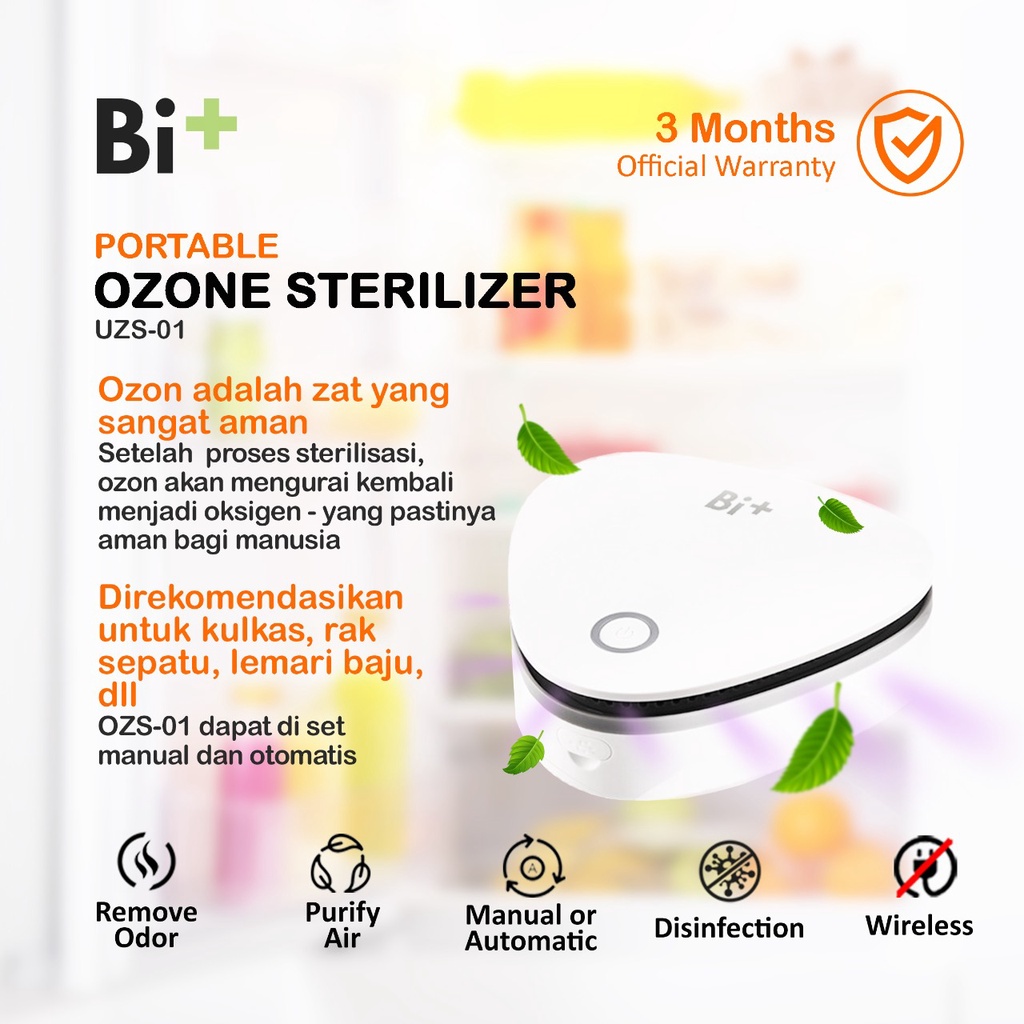 Bi+ Ozone Sterilizer / Ozone Generator Multi Purpose