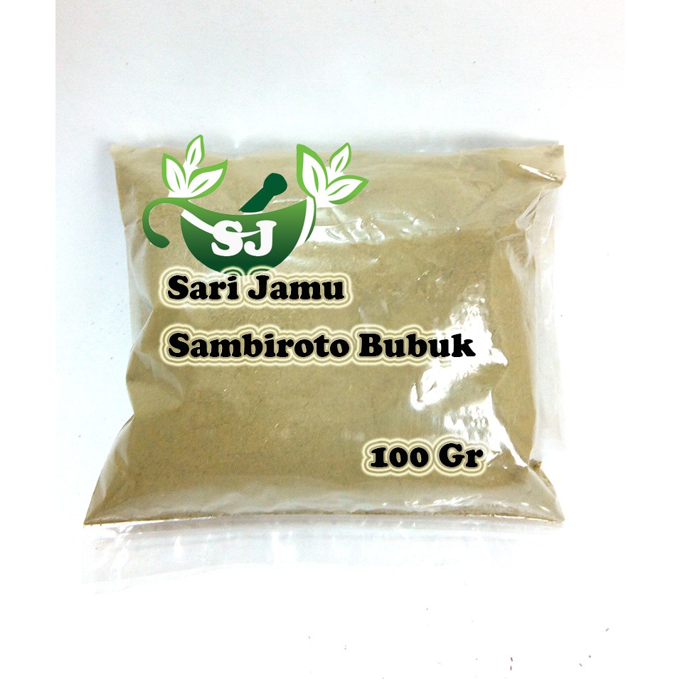 

Jamu Herbal Tradisional Sambiroto Bubuk 100 Gr