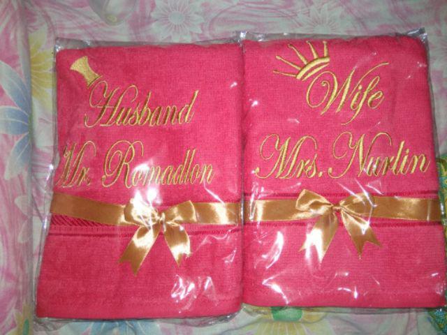 Handuk Couple (2pc) Tanpa Box