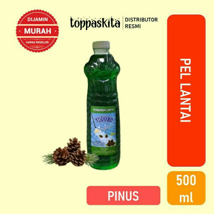 Toppas Pembersih Lantai 500ml / Pel Lantai / Floor Cleaner Termurah