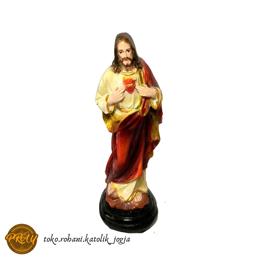 PATUNG YESUS 15 CM / PATUNG YESUS HATI KUDUS / PATUNG KATOLIK / PATUNG YESUS MURAH