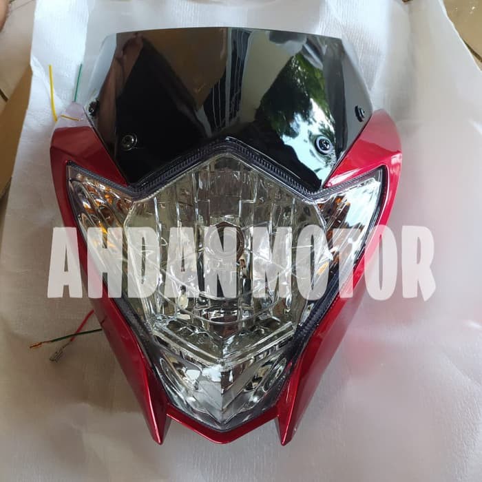 batok pala depan suzuki satria fu tahun 2014 merah