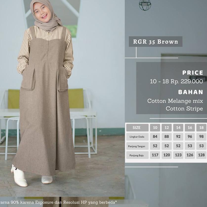 Flash Sale|SQ26|SARIMBIT KELUARGA GAMIS RAUNA TERBARU 35 BROWN GAMIS BAJU LEBARAN DRESS PASANGAN SUA