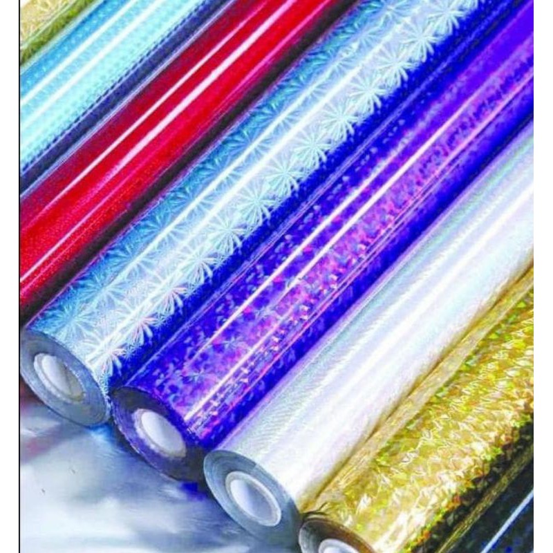 

bungkus kado kertas kado anti air hologram