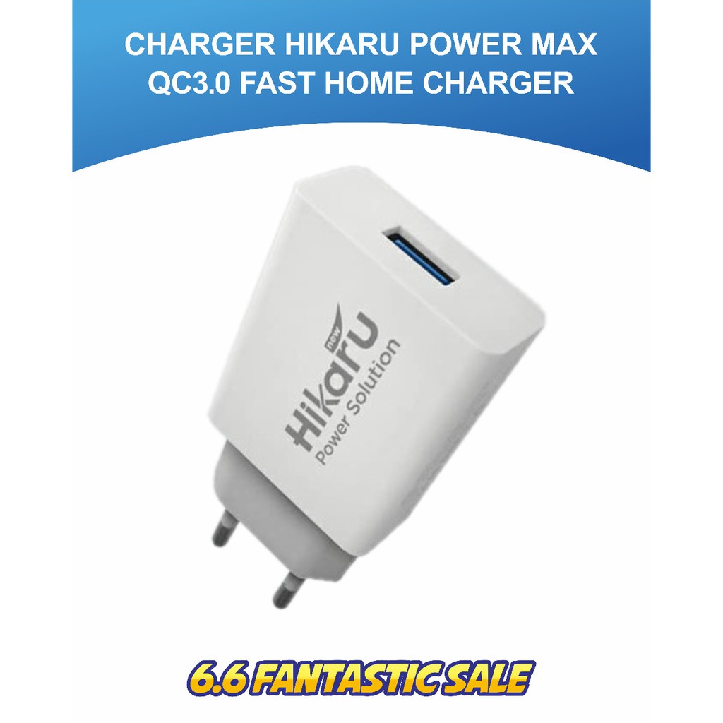 CHARGER HIKARU POWER MAX QUALCOMM 3.0