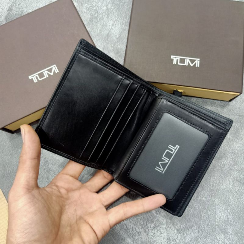 Dompet Tumi Leather Dompet Lipat Pria Kulit Asli Premium Quality