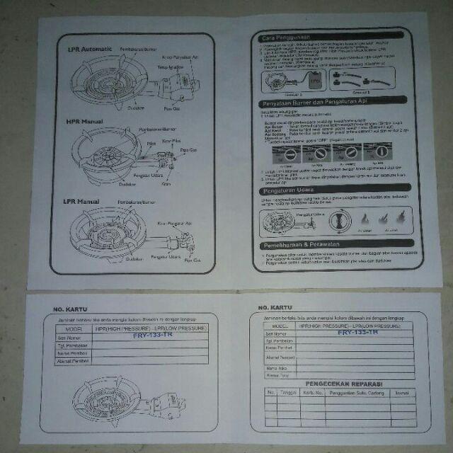 Rantangshop Gas Deep Fryer 133 Tr Penggorengan Kentang Tabung Gas Tekanan Rendah Tenno