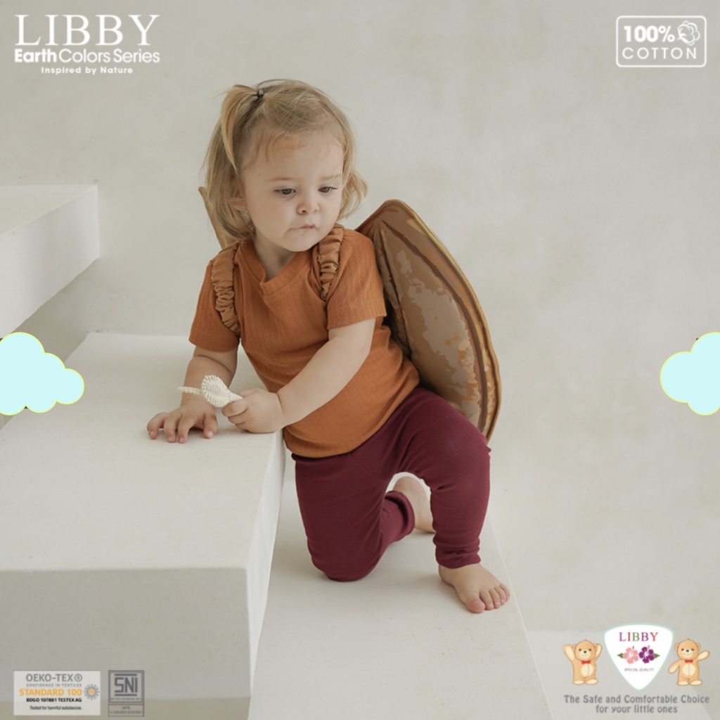 LIBBY Earth Colors Legging 2A Series 0-6 Tahun (1 pcs/pack)