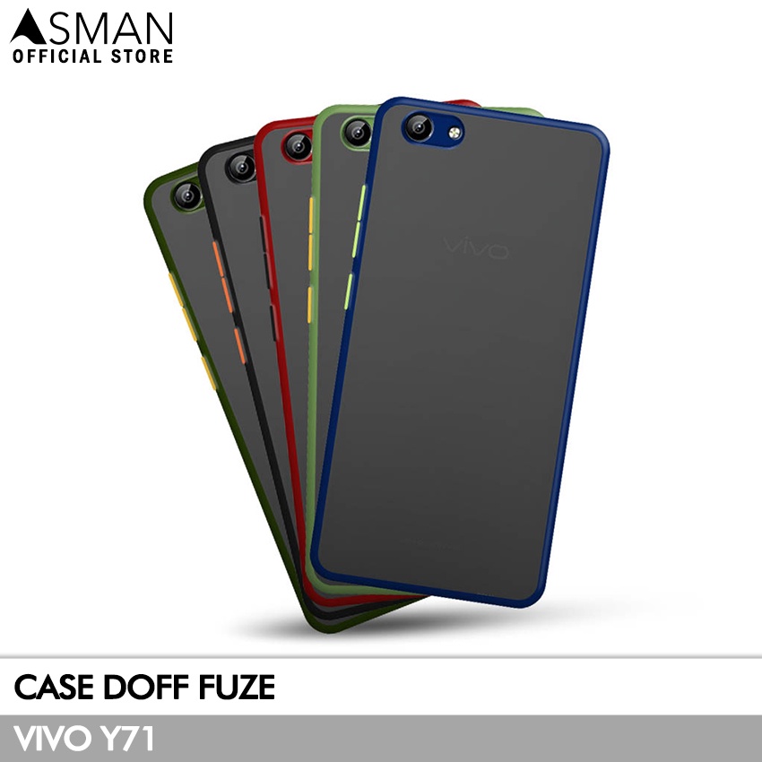 Asman Case Vivo Y71 Doff Fuze Premium Shield Protector